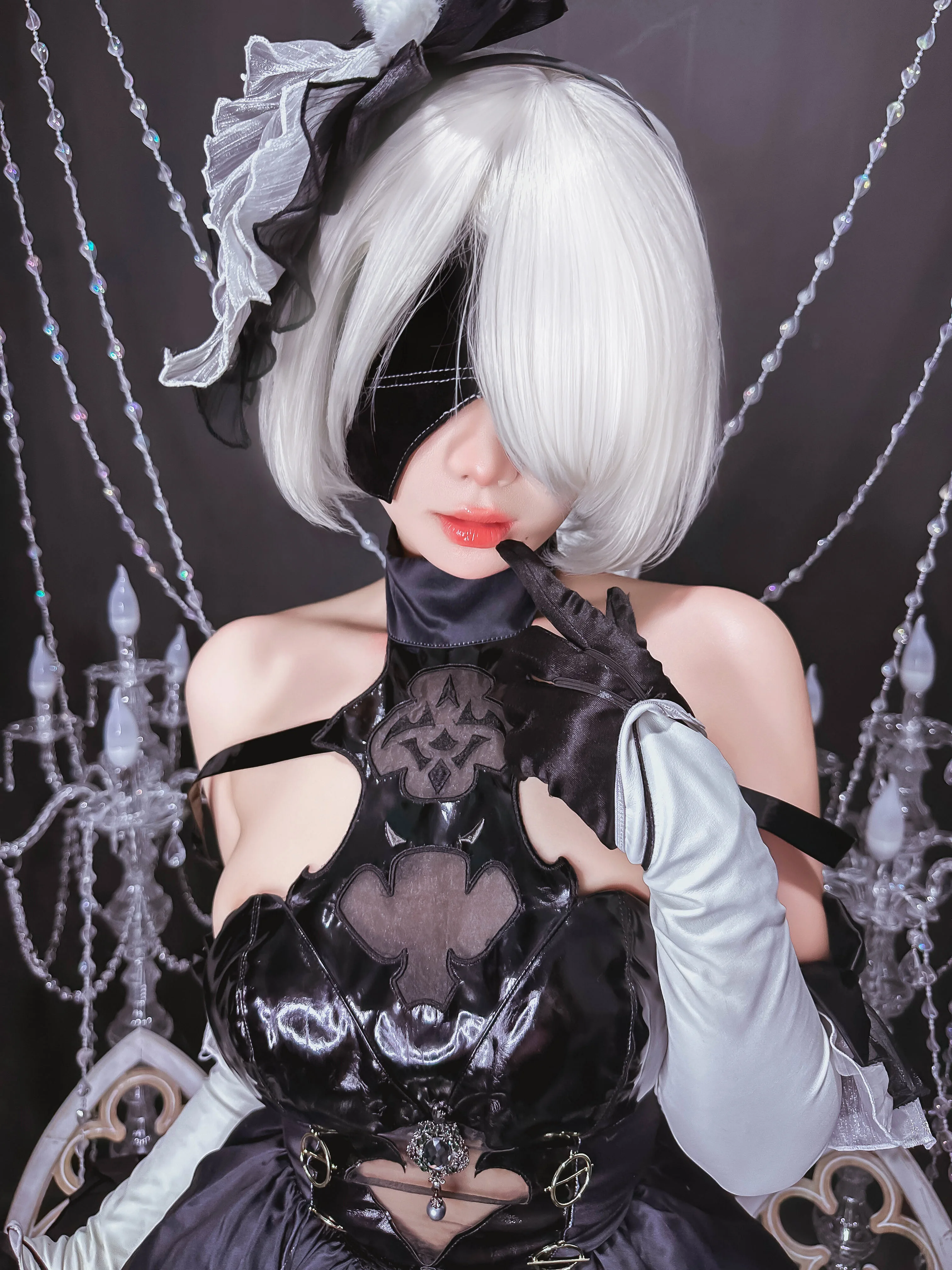 Pyoncos  cosplay 2B – NierAutomata